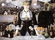 Edouard Manet An inclement in the Foils Bergere Spain oil painting artist